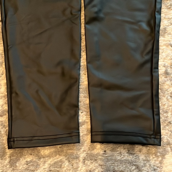 Freddy Faux Leather black pants size 10 - Picture 6 of 13